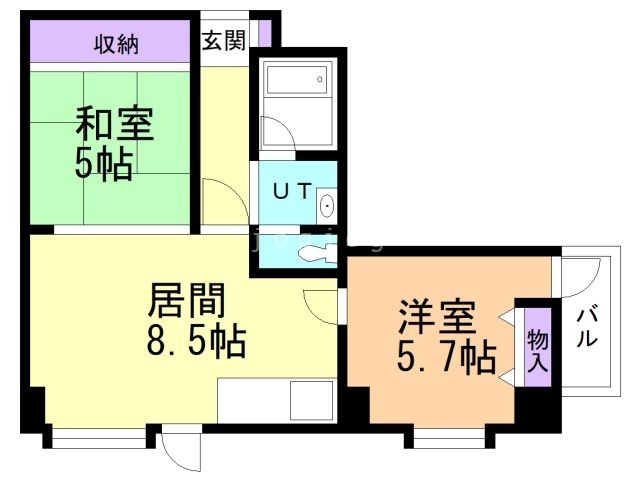 田房ビルの間取り