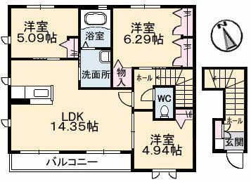 エスポワールIIIの間取り