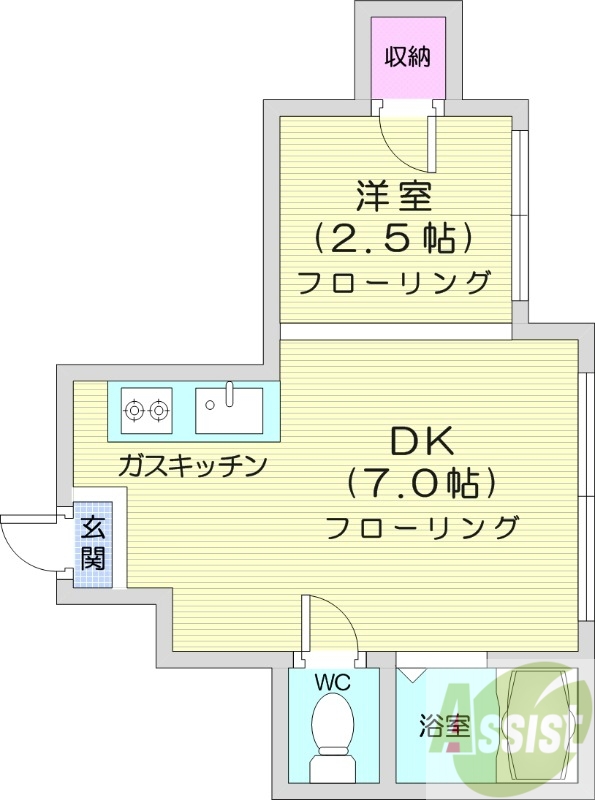 グレースMSの間取り