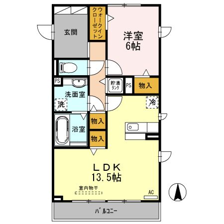 レジデンシィズ 東城　Eastの間取り