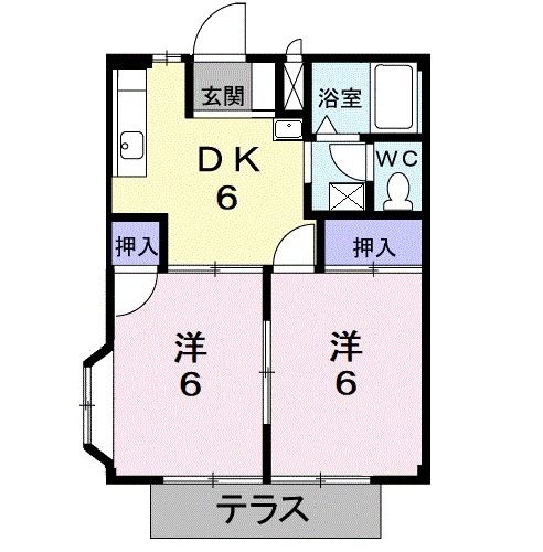 ファミール桂の間取り