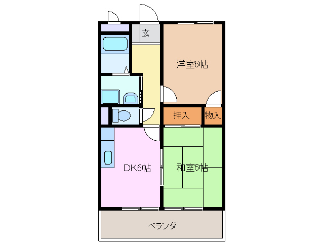 サンスマイルの間取り