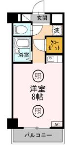 姫路市北条口のマンションの間取り