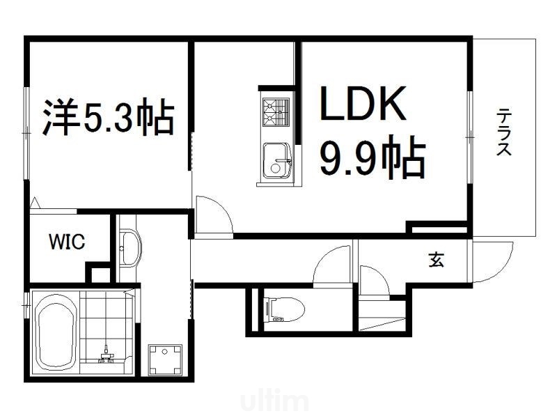 ウノアルボルの間取り