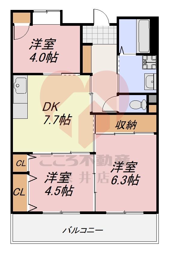 スマリオOPH北千里青山台2棟の間取り