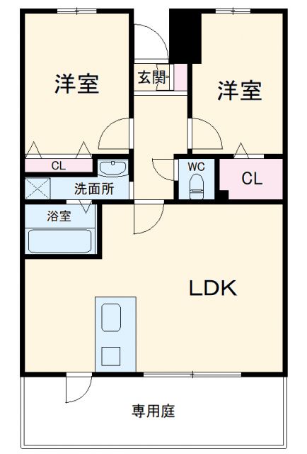 【プレステージナインの間取り】