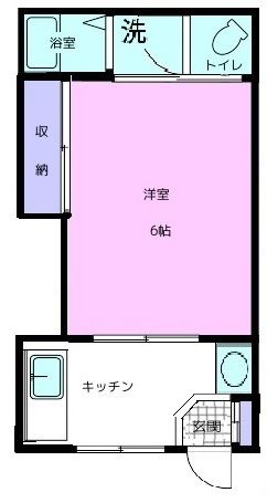 タチバナ荘第二の間取り