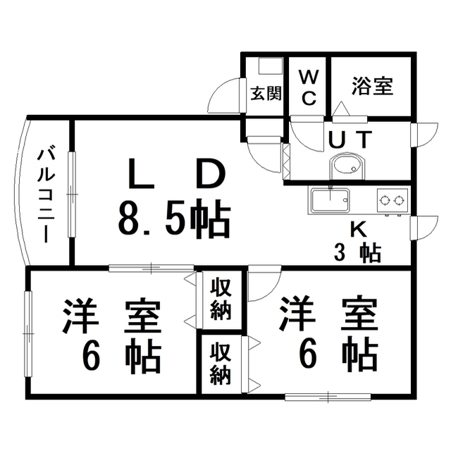 アニメイトハイツの間取り