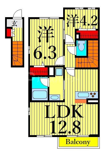 さくらスレーヌの間取り