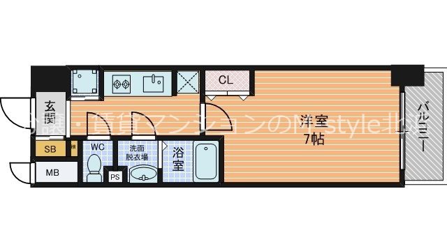 W-STYLE新大阪の間取り