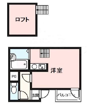 トア・アルディ天美南B棟の間取り