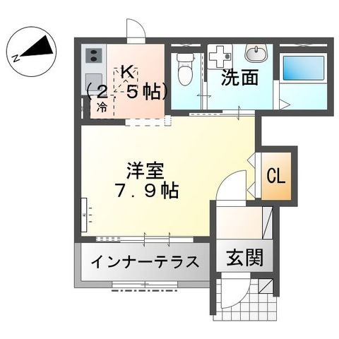 ラック　フォレストの間取り