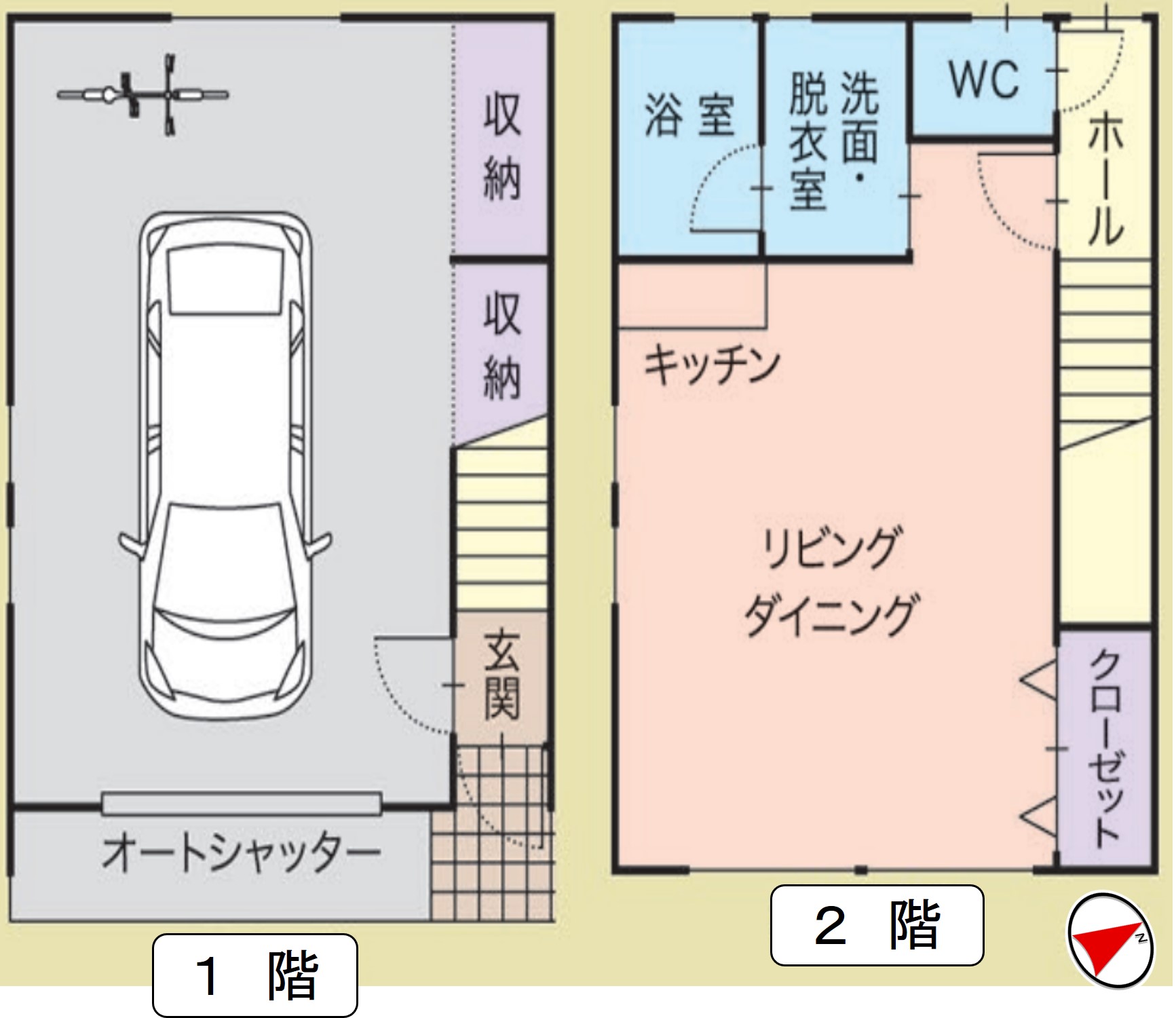 エスパシオ北吸の間取り