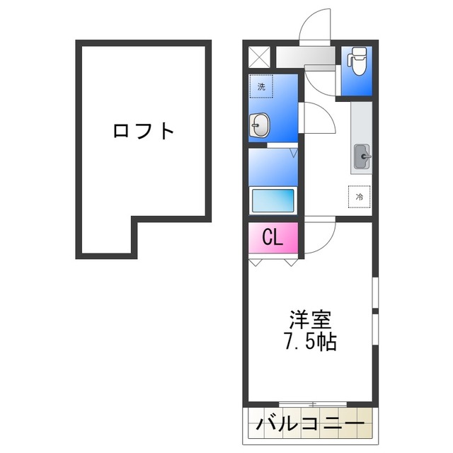 フジパレス 丸高の間取り