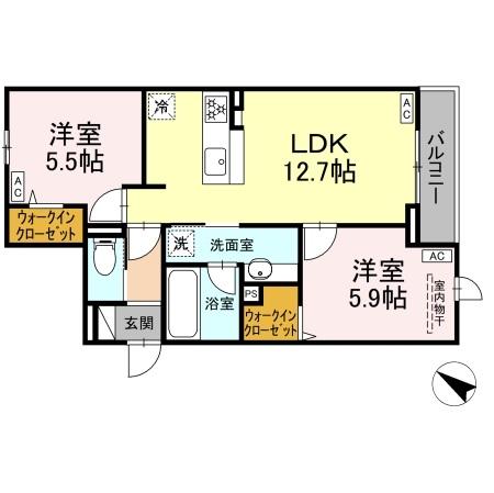 ベルヴィル古川町_間取り_0