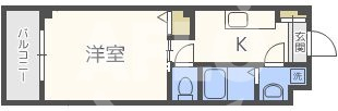 大阪市生野区巽中のアパートの間取り