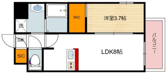 【Luxe住吉公園の間取り】