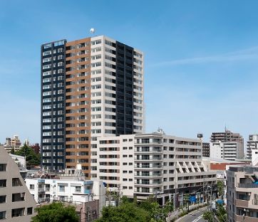 【豊島区上池袋のマンションの建物外観】