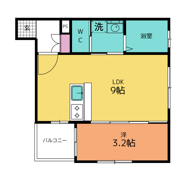 アールズマンション花田の間取り