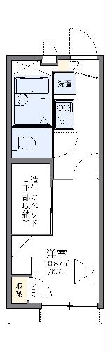 レオパレス花園の間取り