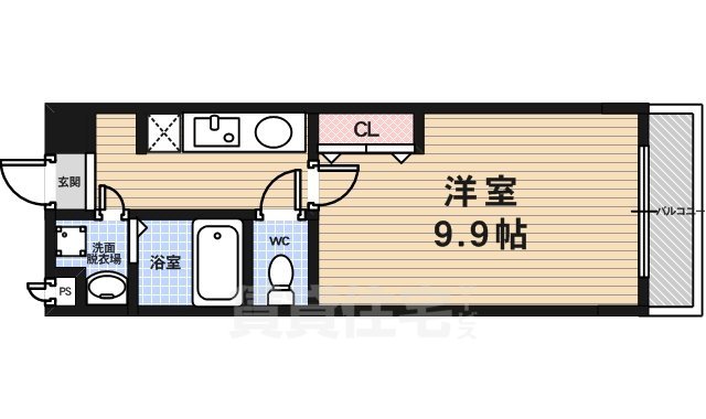 PAESE御池の間取り