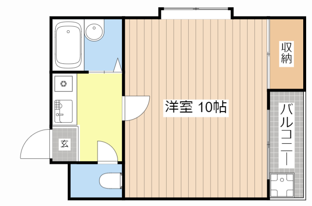 高島市新旭町饗庭のアパートの間取り