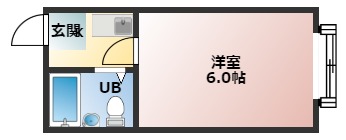 柏原市大県のマンションの間取り