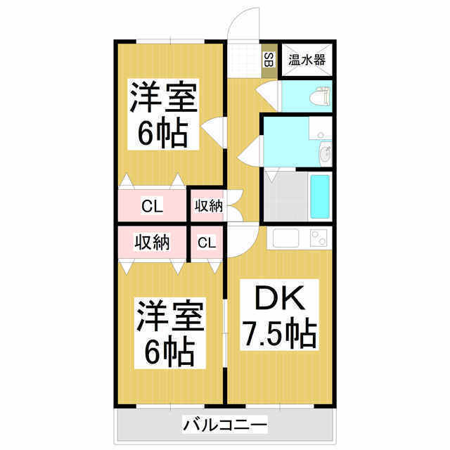 プリマベーラ島内の間取り