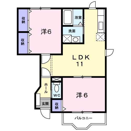 ファースト　サンライズＣの間取り