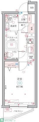 クレヴィスタ大塚の間取り