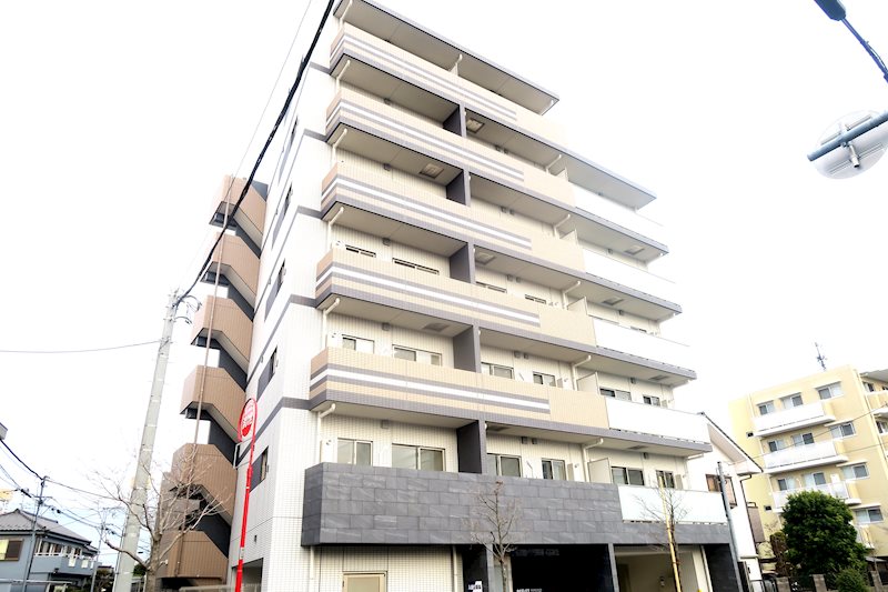 府中市矢崎町のマンションの建物外観