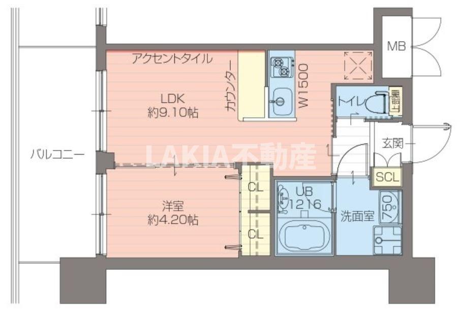 プレジオ御幣島の間取り