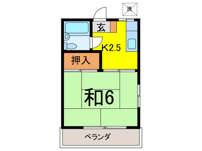 ソレ－ジュ本橋の間取り