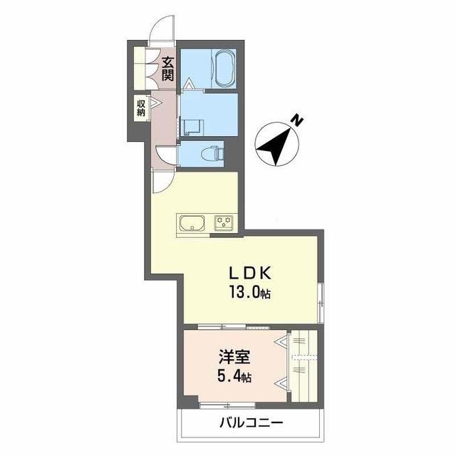 ローズガーデン３号館の間取り