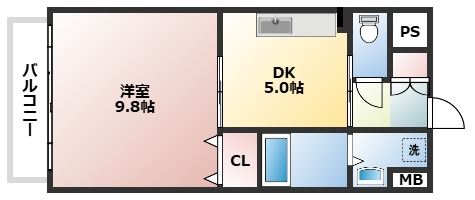 パティオフィオーレの間取り