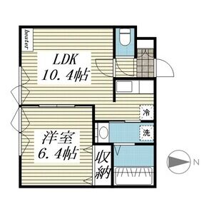 アマン北広島の間取り