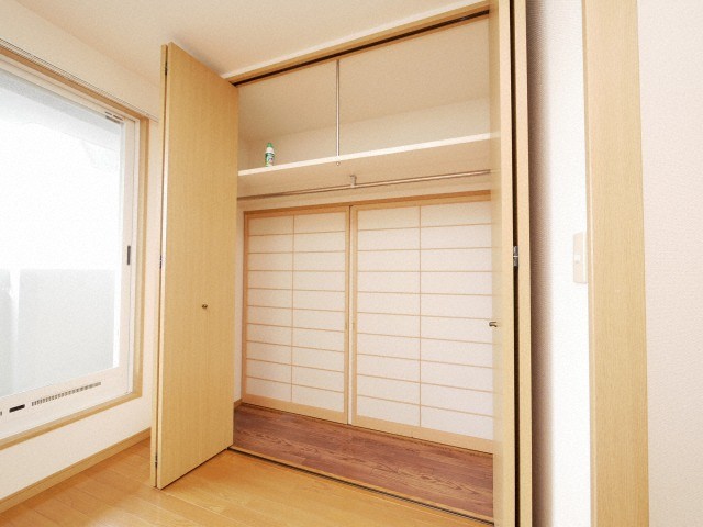 収納　たっぷりとした収納スペースです