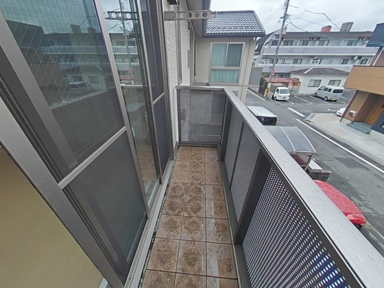 バルコニー　※別部屋の写真です