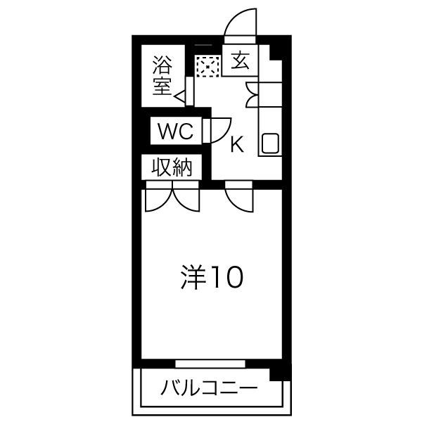 サンライズファミリア　IIの間取り