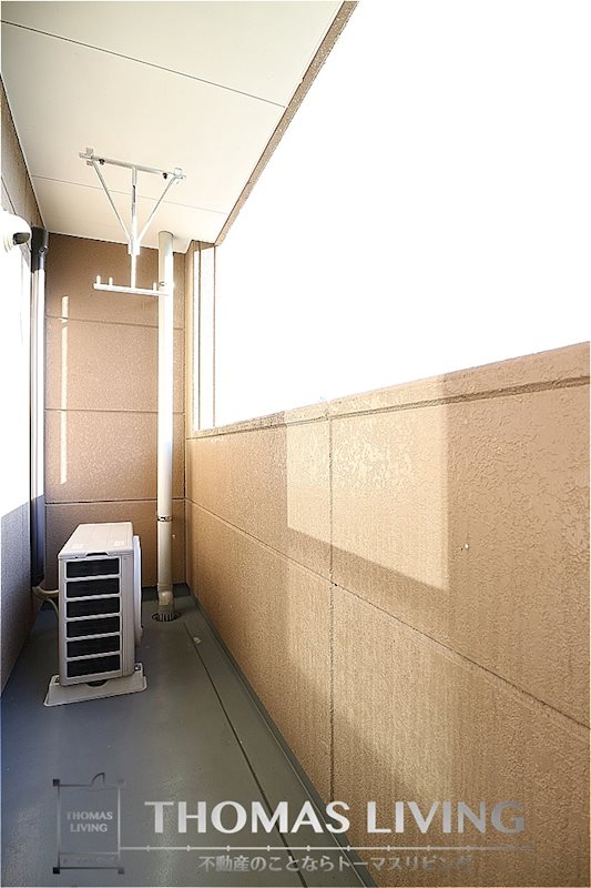 バルコニー　日当たり良好です。