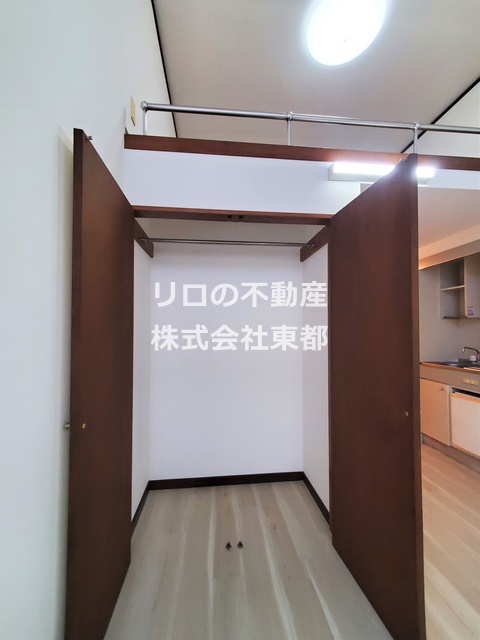 収納　ロングコートも掛けることが出来ます♪