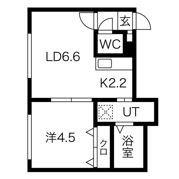 ル・アーヴルの間取り