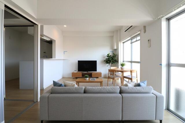 居室・リビング　ＣＧ合成写真の為、家具、家電無し