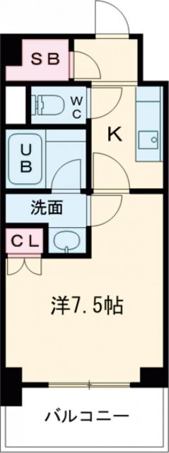 JMF Residence 町田の間取り写真