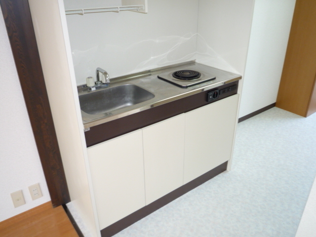 キッチン　電気コンロ付きキッチン