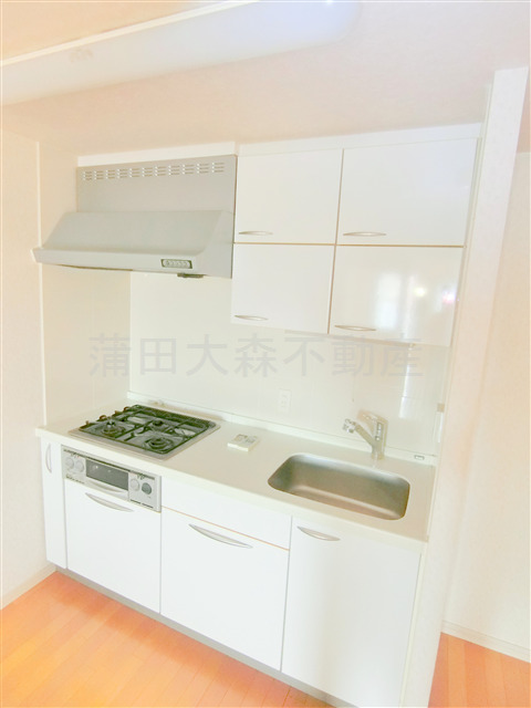 キッチン　3口ガスグリル付システムキッチン