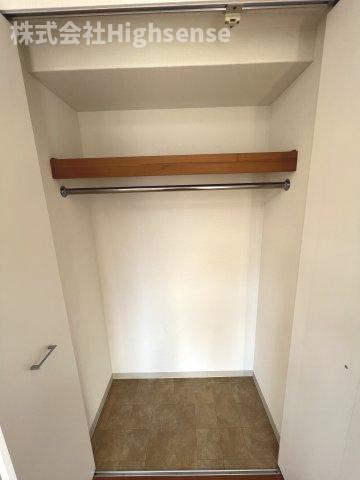 収納　たっぷりとした収納スペースです