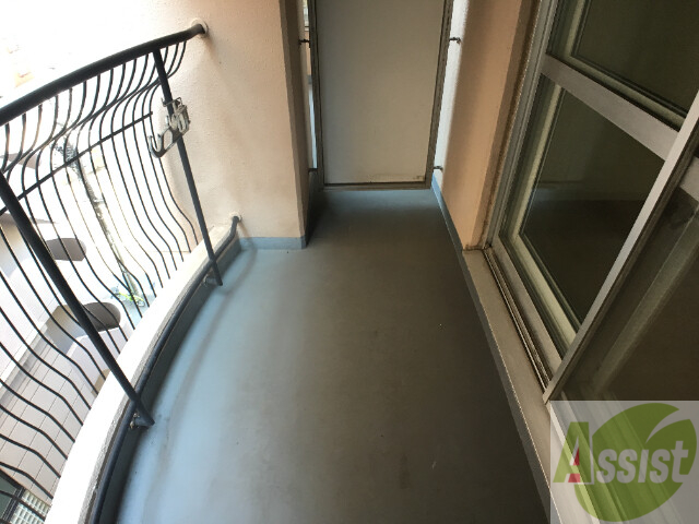 バルコニー　バルコニーです。雪が降らない時期は外干しできますね♪