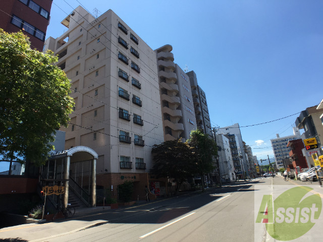 建物外観　札幌市北区北１８条西「マノワール楡」