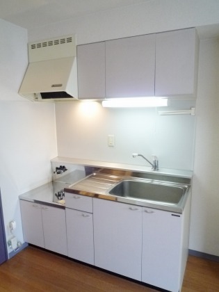 キッチン　消毒済みでピカピカです